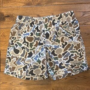 Camo Men's Shorts - Brown and Green